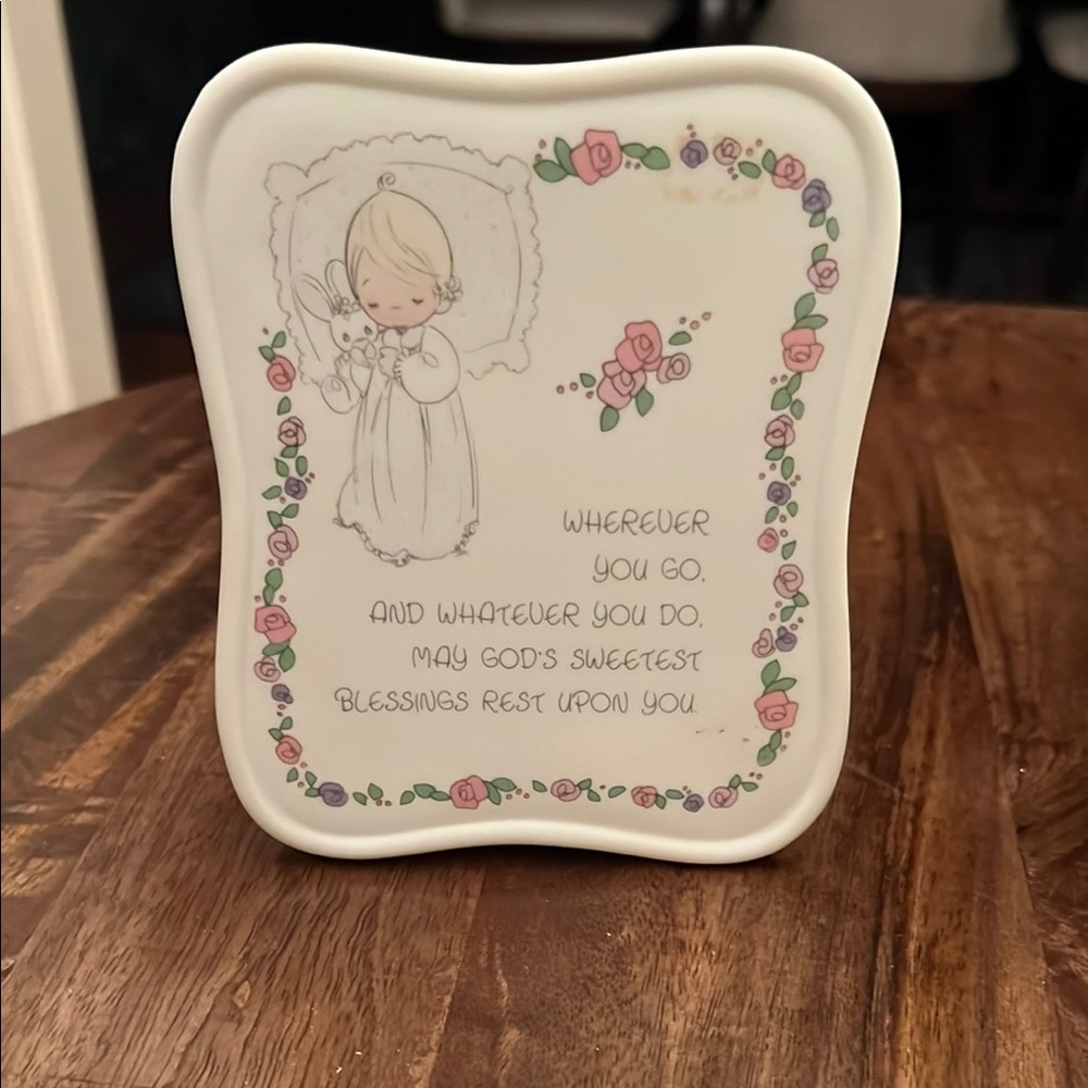 Precious Moments Decorative Plaque